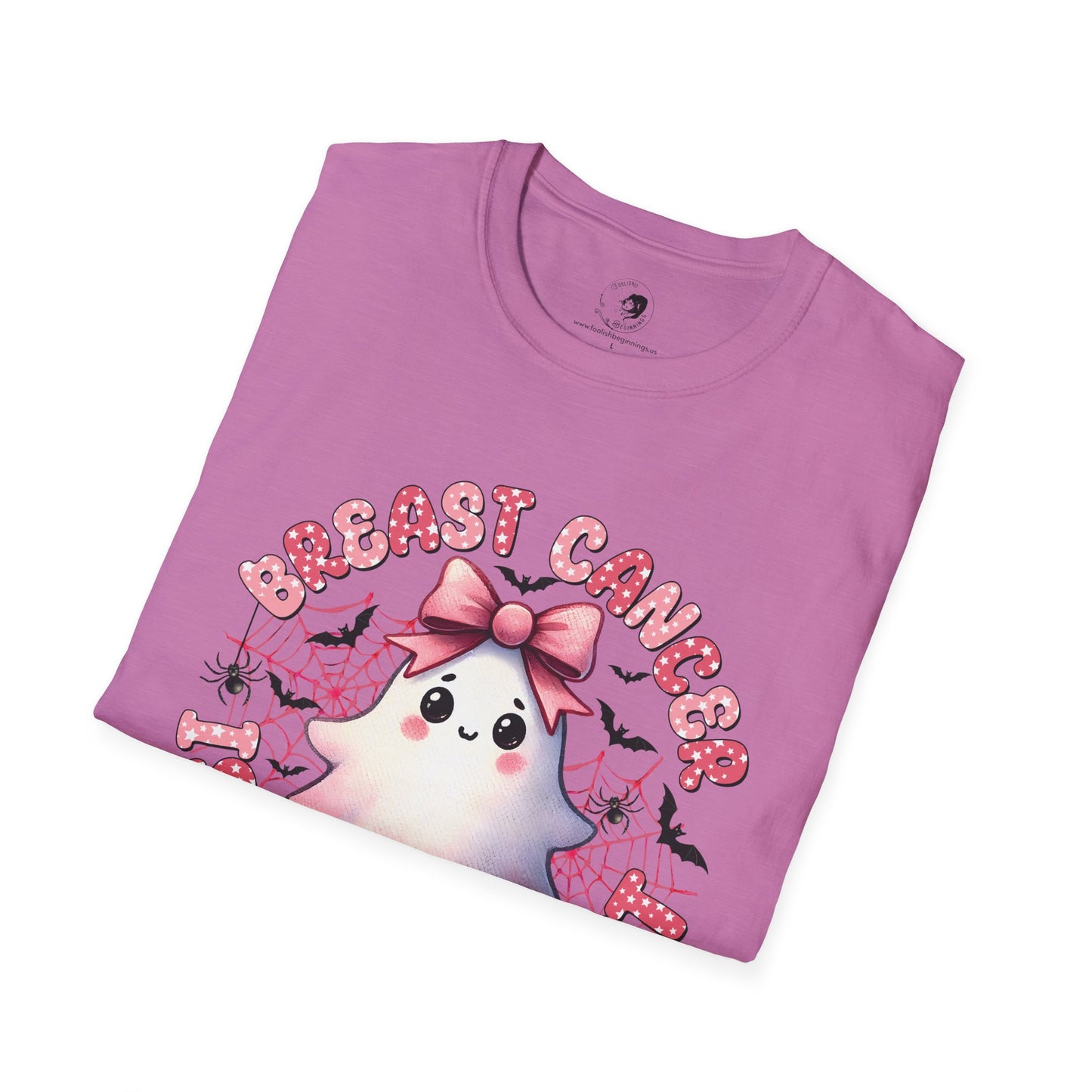 Breast Cancer is BOO SHEET - Unisex Softstyle Shirt for the Soft Spookster