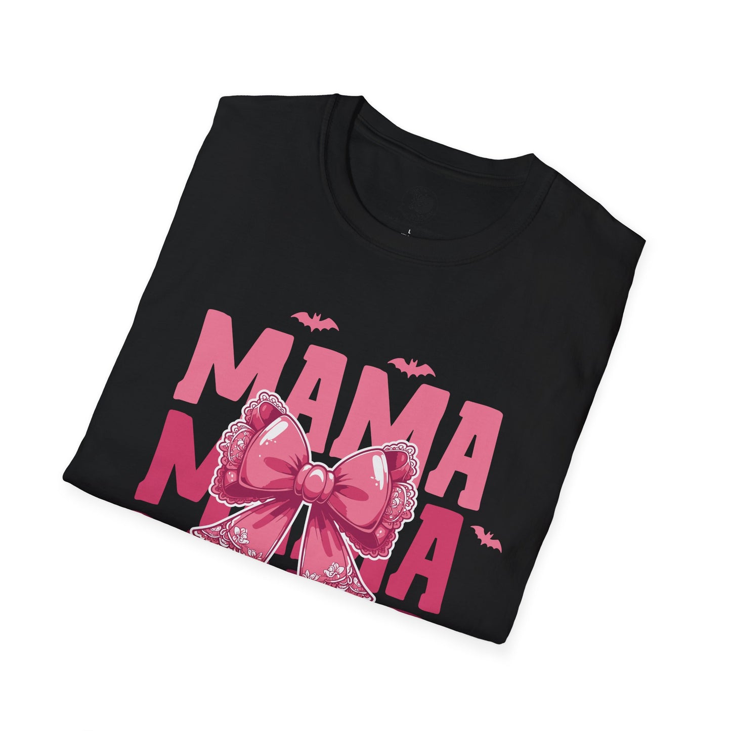 Mama with Pink Bow - Mama Dearest Collection Unisex Softstyle Shirt