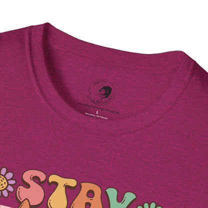 Stay Spooky (FLORAL) - Unisex Softstyle Shirt for the Soft Spookster