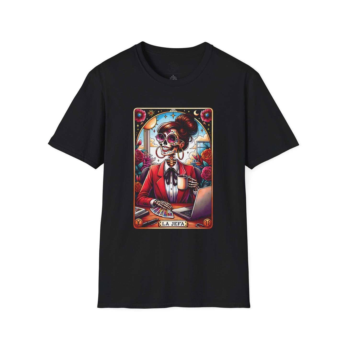 La Jefa - TAROT REEADERS - Tarot Inspired Unisex Softstyle Shirt
