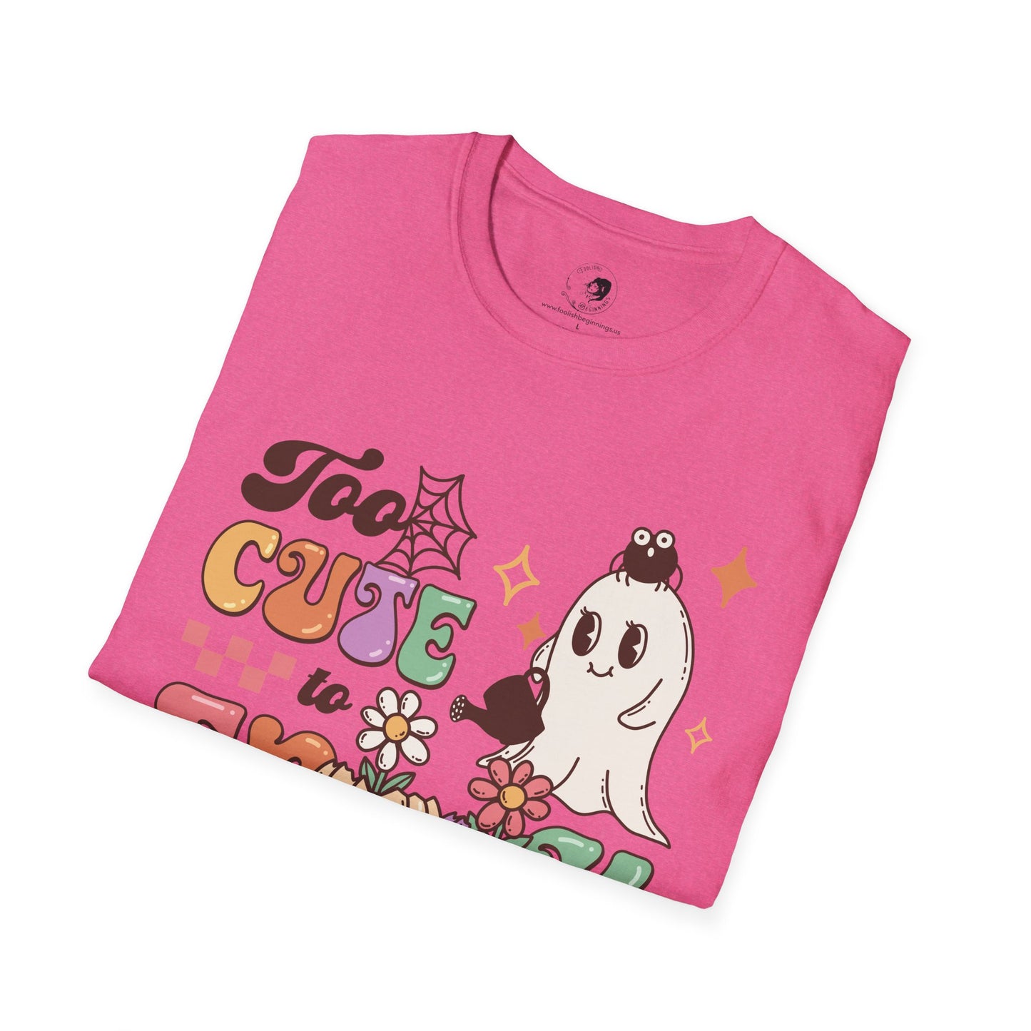 Too Cute To Spook - Unisex Softstyle Shirt for the Soft Spookster