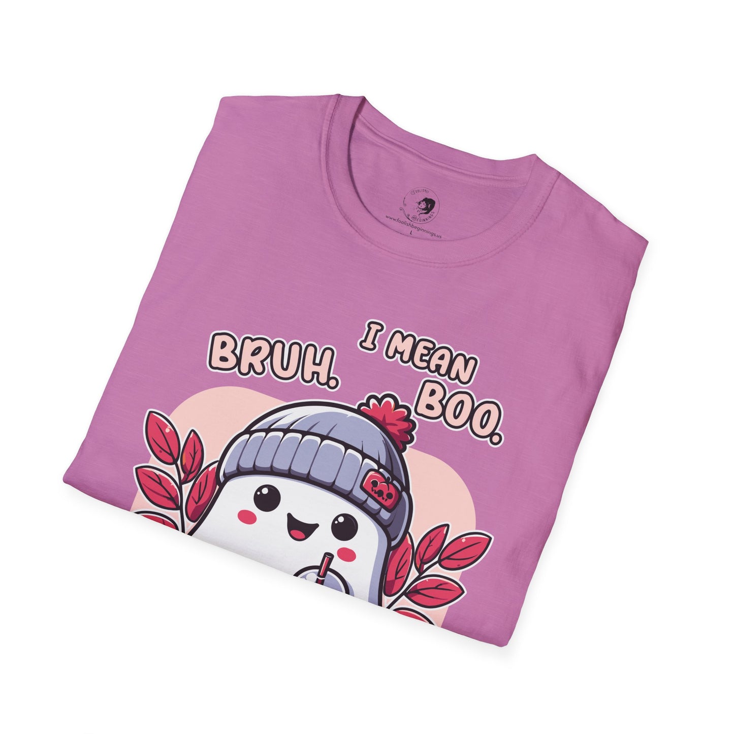 BRUH... I Mean BOO! - Unisex Softstyle Shirt for the Soft Spookster