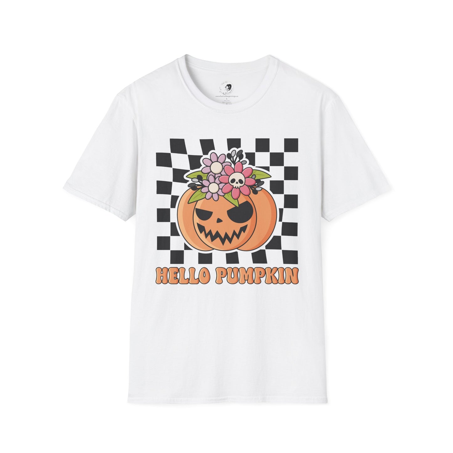 Hello Pumpkin - Unisex Softstyle Shirt for the Soft Spookster