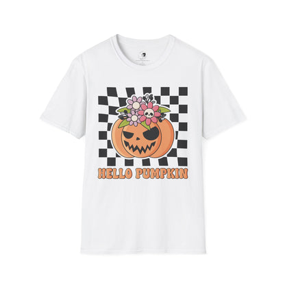 Hello Pumpkin - Unisex Softstyle Shirt for the Soft Spookster