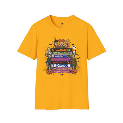 Retro 90's Halloween VHS Tapes  - Unisex Softstyle Shirt