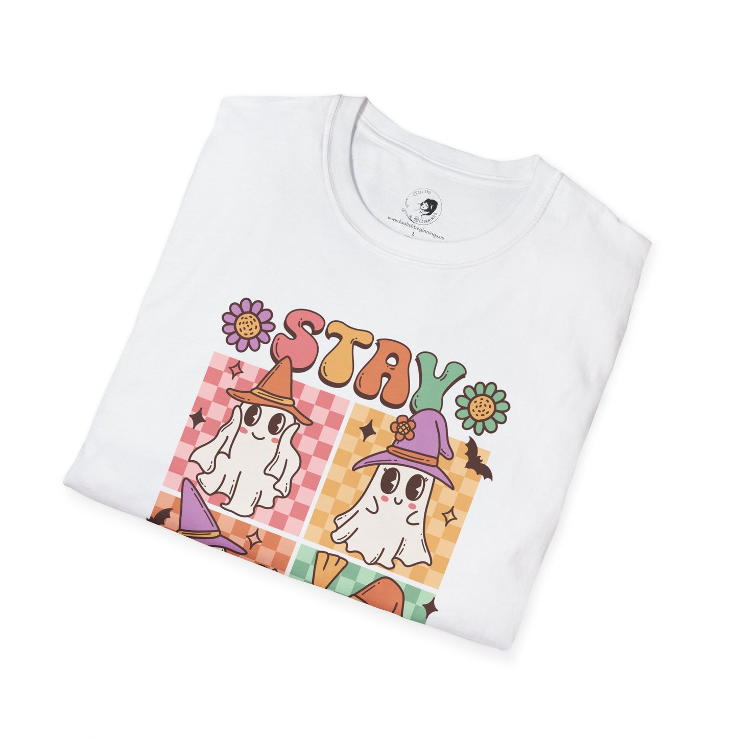 Stay Spooky (FLORAL) - Unisex Softstyle Shirt for the Soft Spookster
