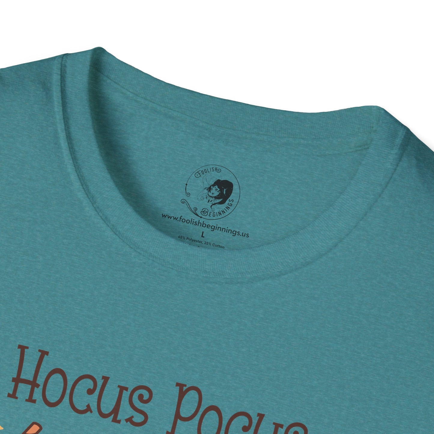 Hocus Pocus I Need COFFEE To Focus - Unisex Softstyle Shirt for the Soft Spookster