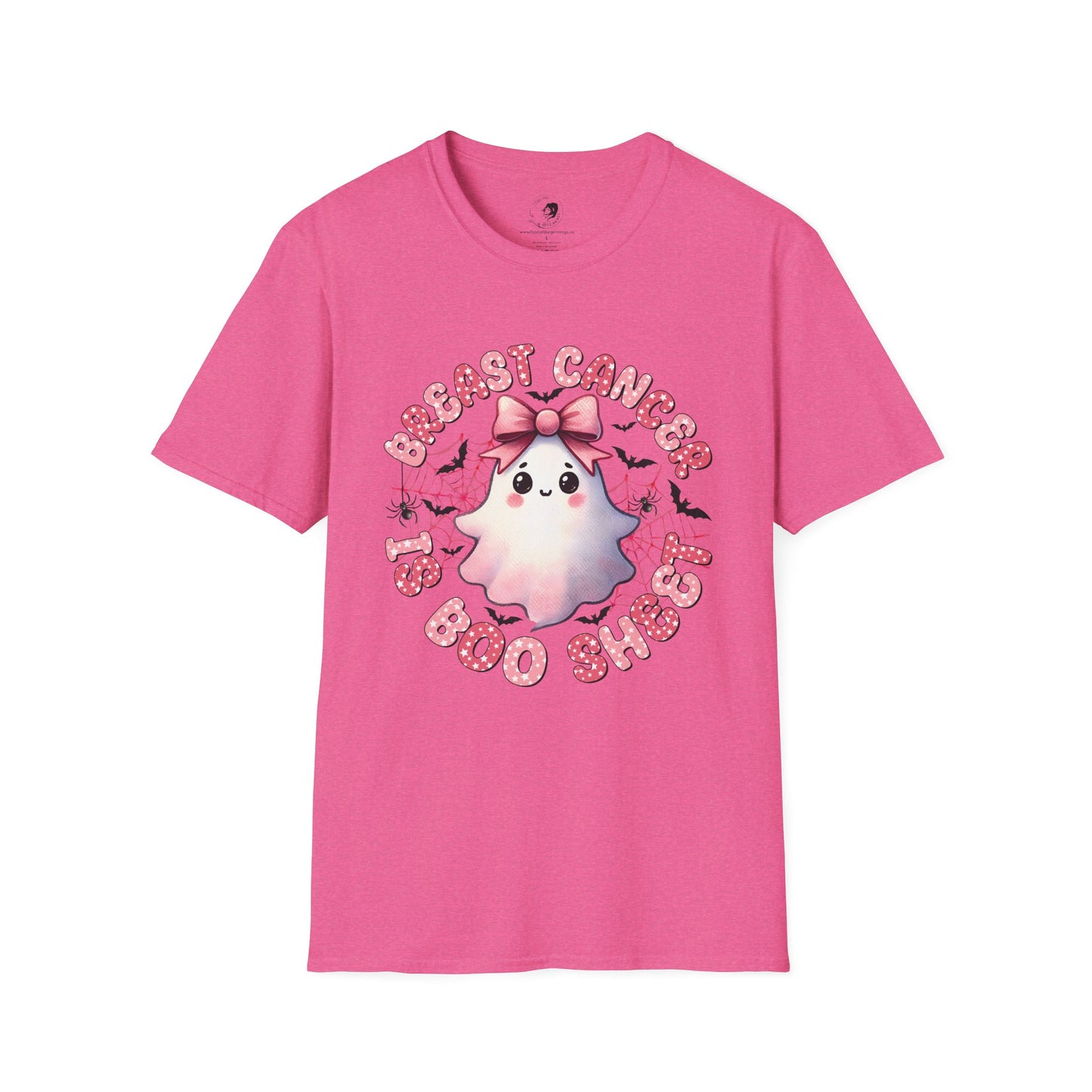 Breast Cancer is BOO SHEET - Unisex Softstyle Shirt for the Soft Spookster