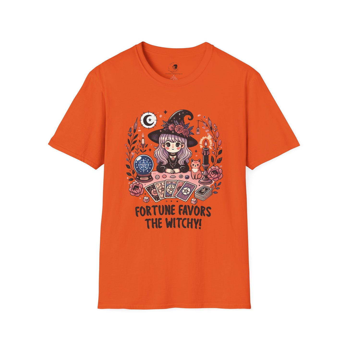Fortune Favors the Witchy - Unisex Softstyle Shirt