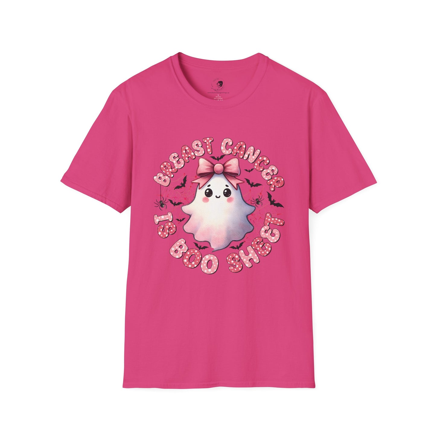 Breast Cancer is BOO SHEET - Unisex Softstyle Shirt for the Soft Spookster