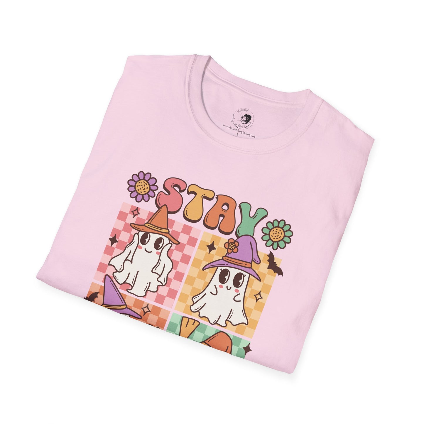 Stay Spooky (FLORAL) - Unisex Softstyle Shirt for the Soft Spookster