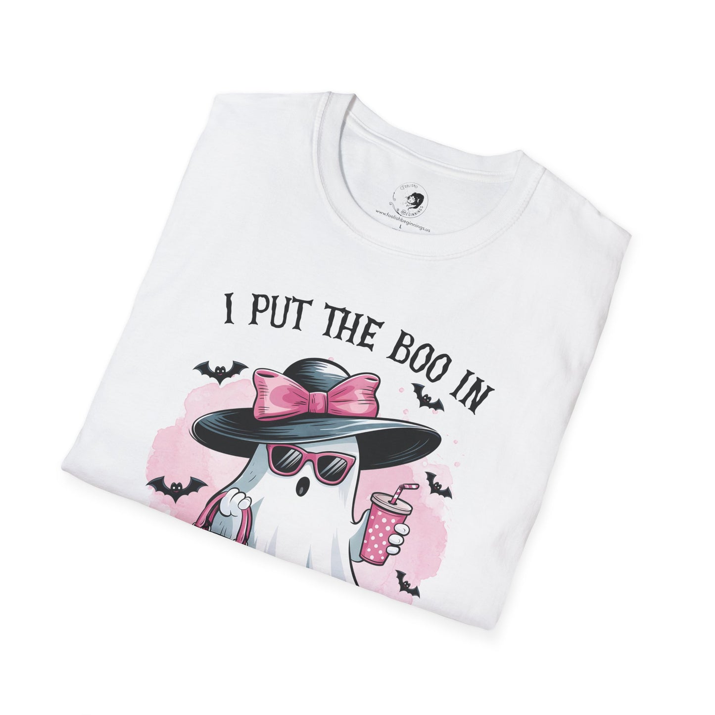 I Put The BOO In BOUJIE - Unisex Softstyle Shirt for the Soft Spookster