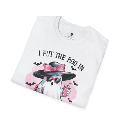 I Put The BOO In BOUJIE - Unisex Softstyle Shirt for the Soft Spookster