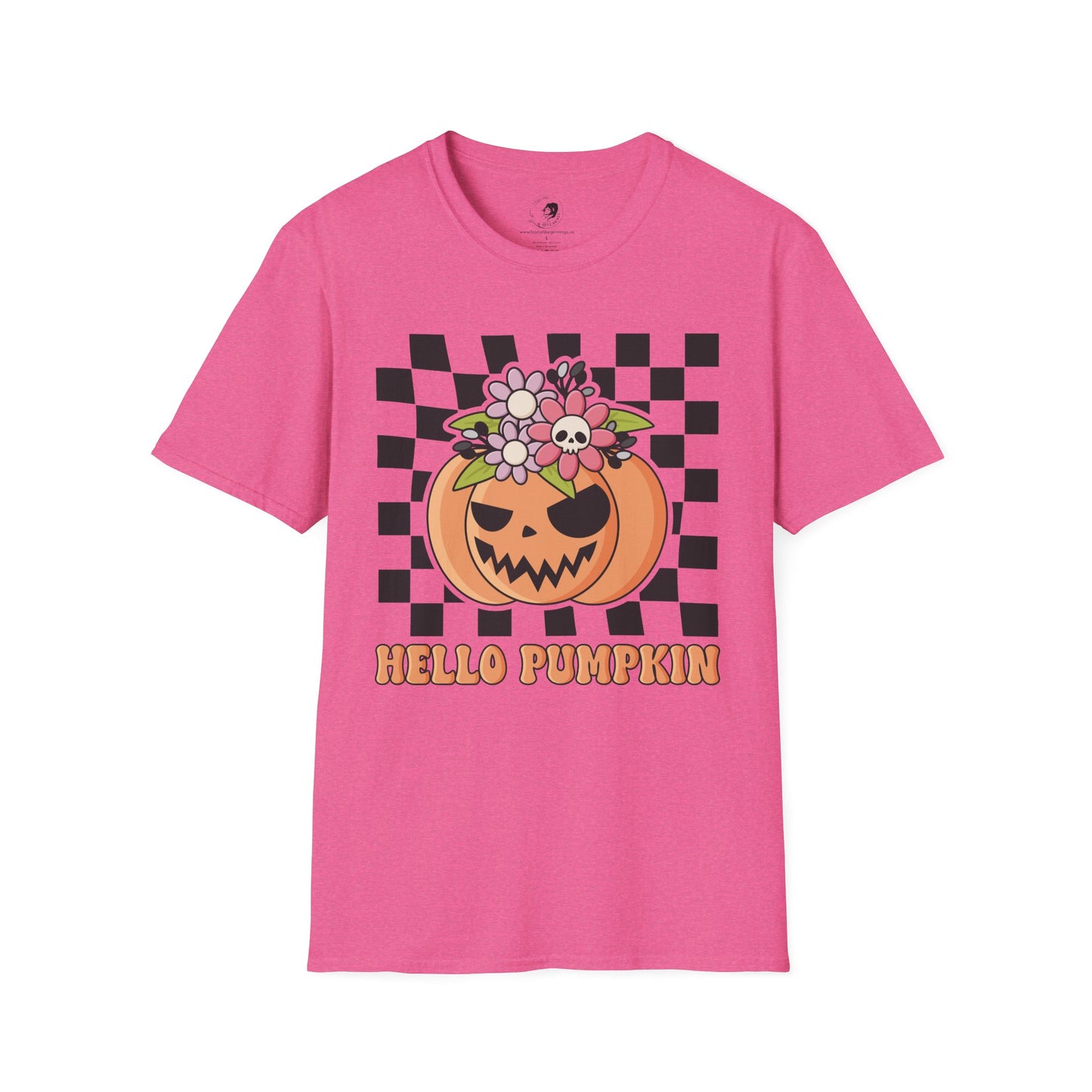 Hello Pumpkin - Unisex Softstyle Shirt for the Soft Spookster