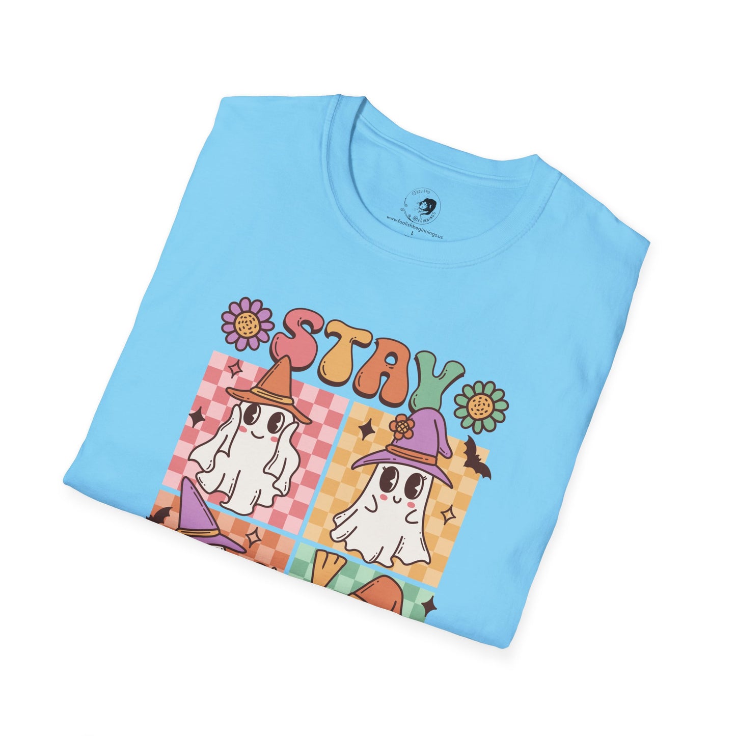 Stay Spooky (FLORAL) - Unisex Softstyle Shirt for the Soft Spookster
