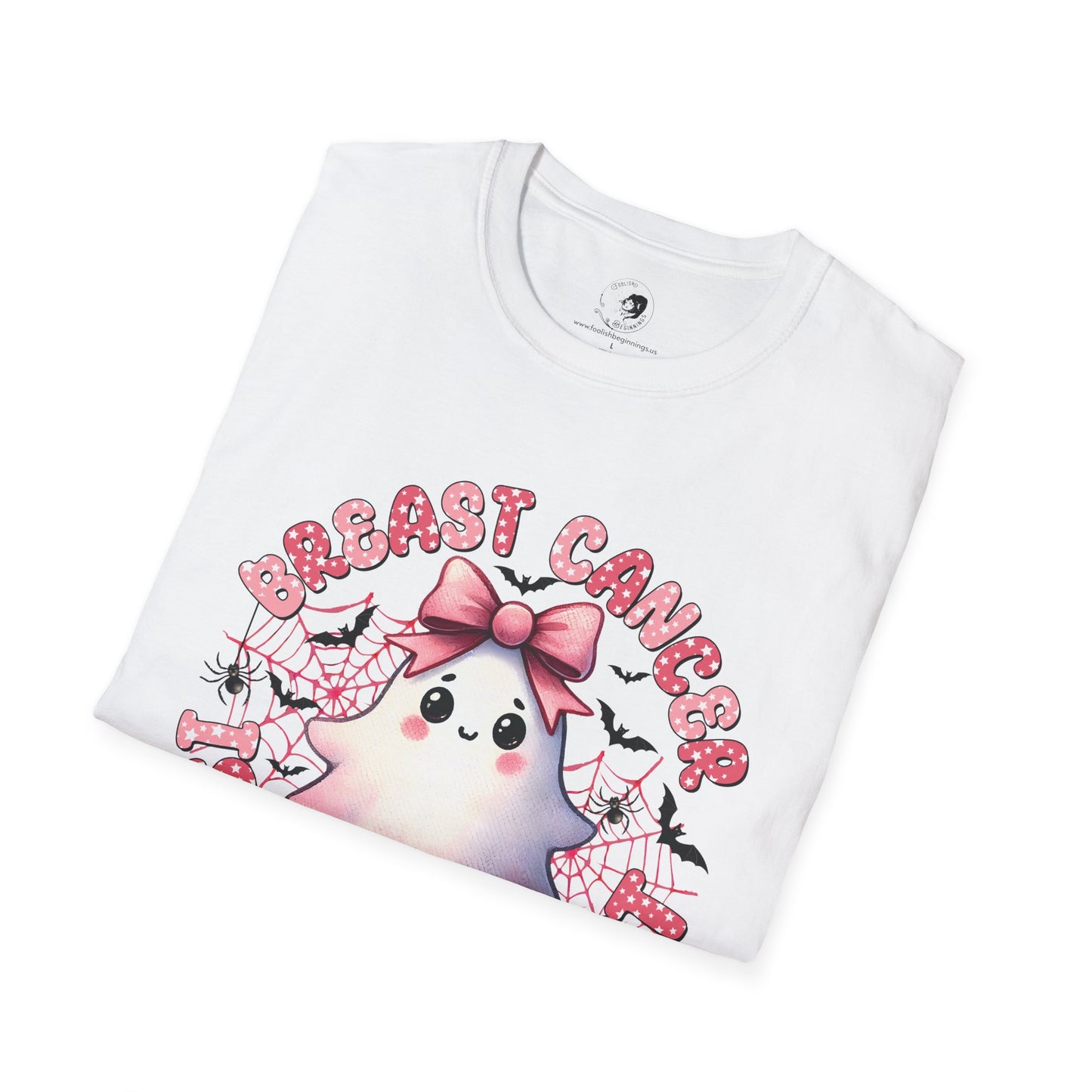 Breast Cancer is BOO SHEET - Unisex Softstyle Shirt for the Soft Spookster