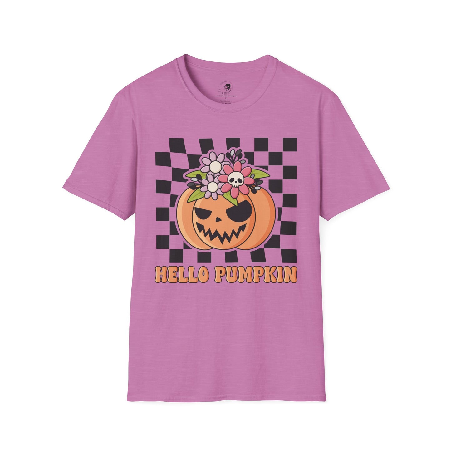 Hello Pumpkin - Unisex Softstyle Shirt for the Soft Spookster