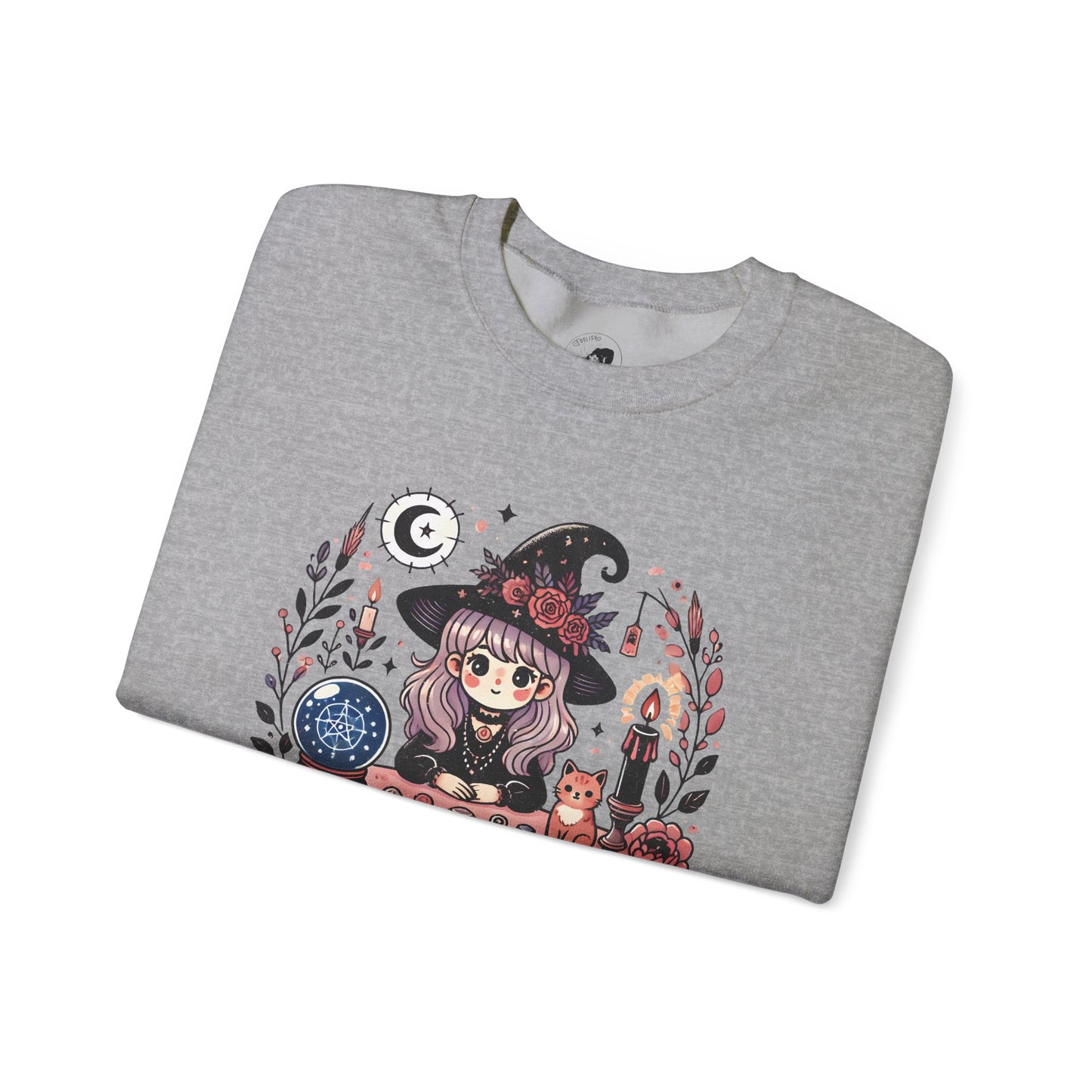Fortune Favors The Witchy - Unisex Crewneck Sweatshirt
