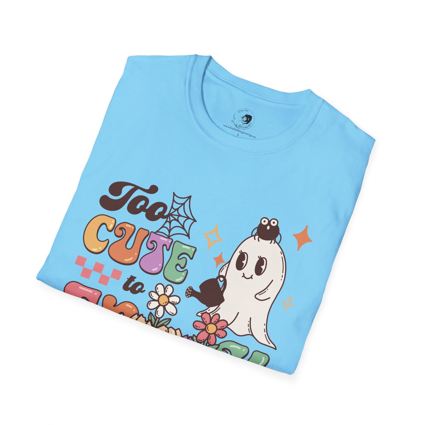 Too Cute To Spook - Unisex Softstyle Shirt for the Soft Spookster