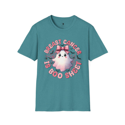 Breast Cancer is BOO SHEET - Unisex Softstyle Shirt for the Soft Spookster