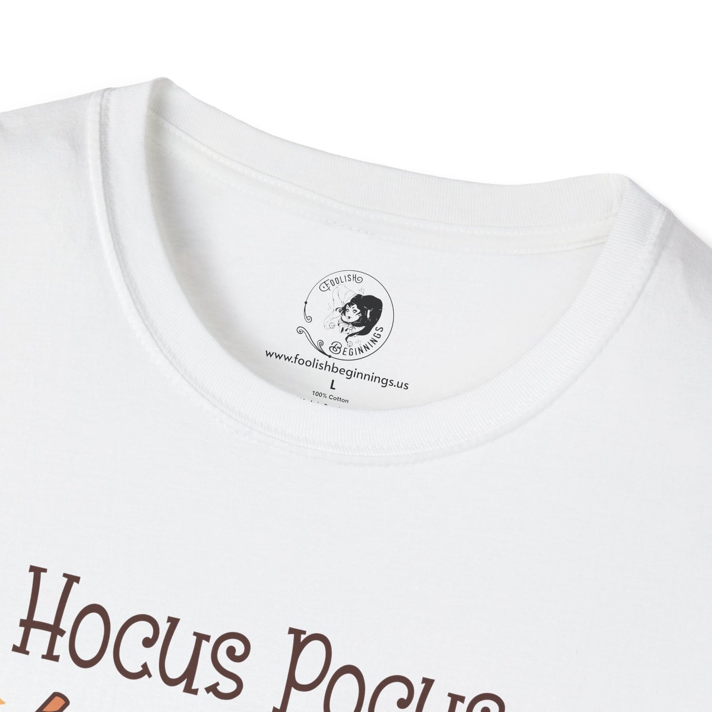 Hocus Pocus I Need COFFEE To Focus - Unisex Softstyle Shirt for the Soft Spookster