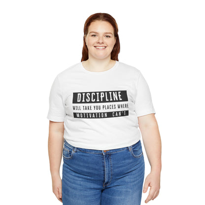 DISCIPLINE - Unisex Jersey Short Sleeve Tee