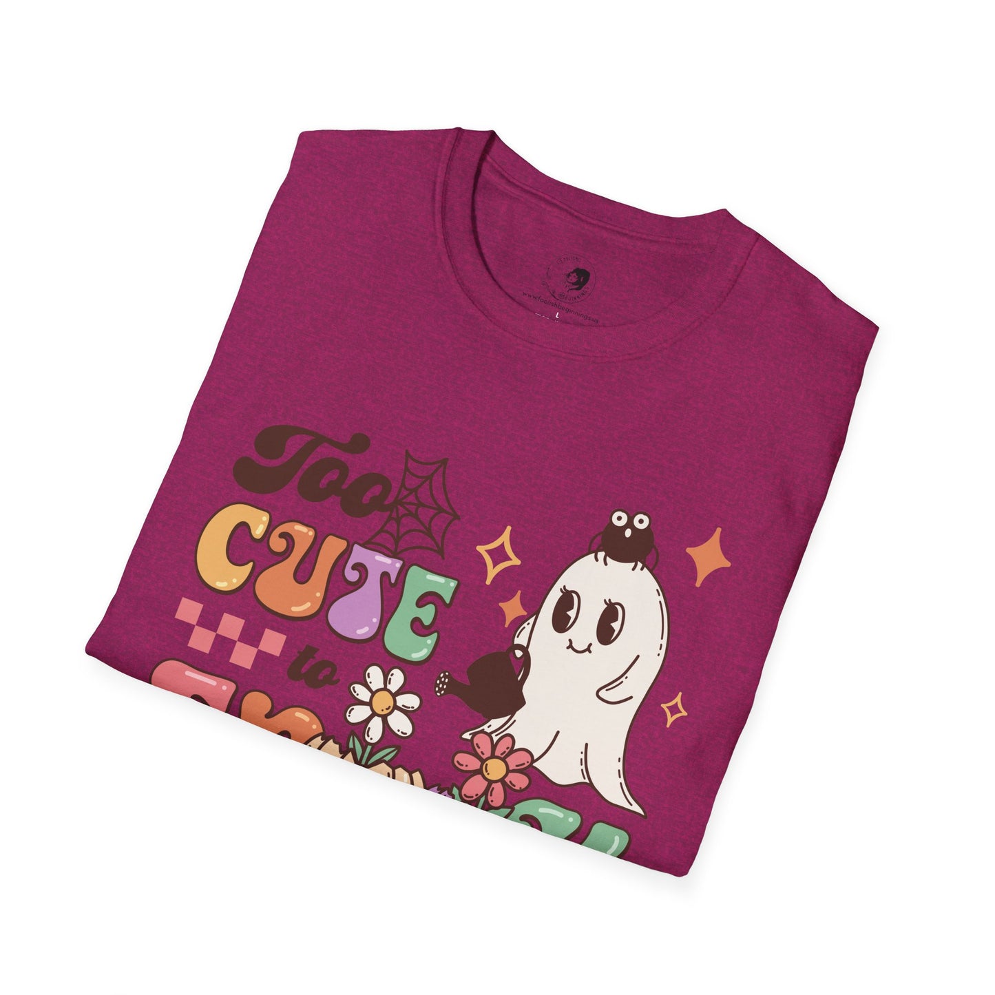 Too Cute To Spook - Unisex Softstyle Shirt for the Soft Spookster