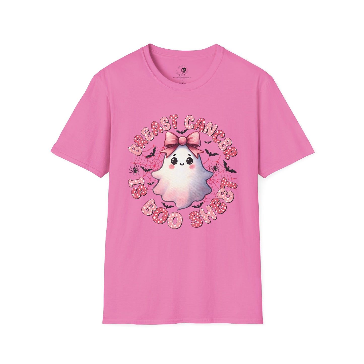 Breast Cancer is BOO SHEET - Unisex Softstyle Shirt for the Soft Spookster