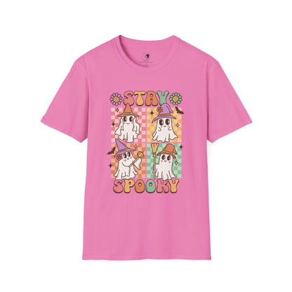Stay Spooky (FLORAL) - Unisex Softstyle Shirt for the Soft Spookster