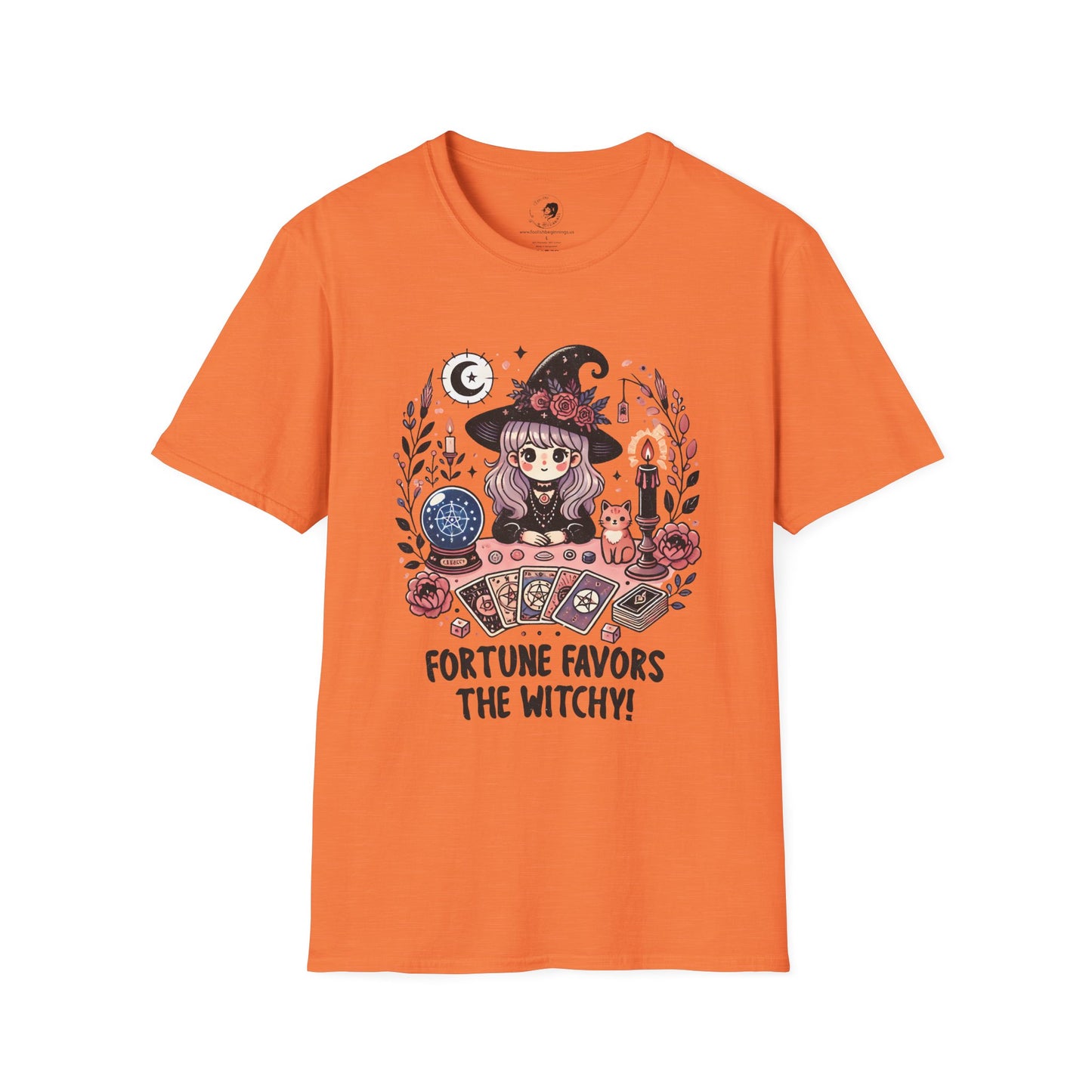 Fortune Favors the Witchy - Unisex Softstyle Shirt