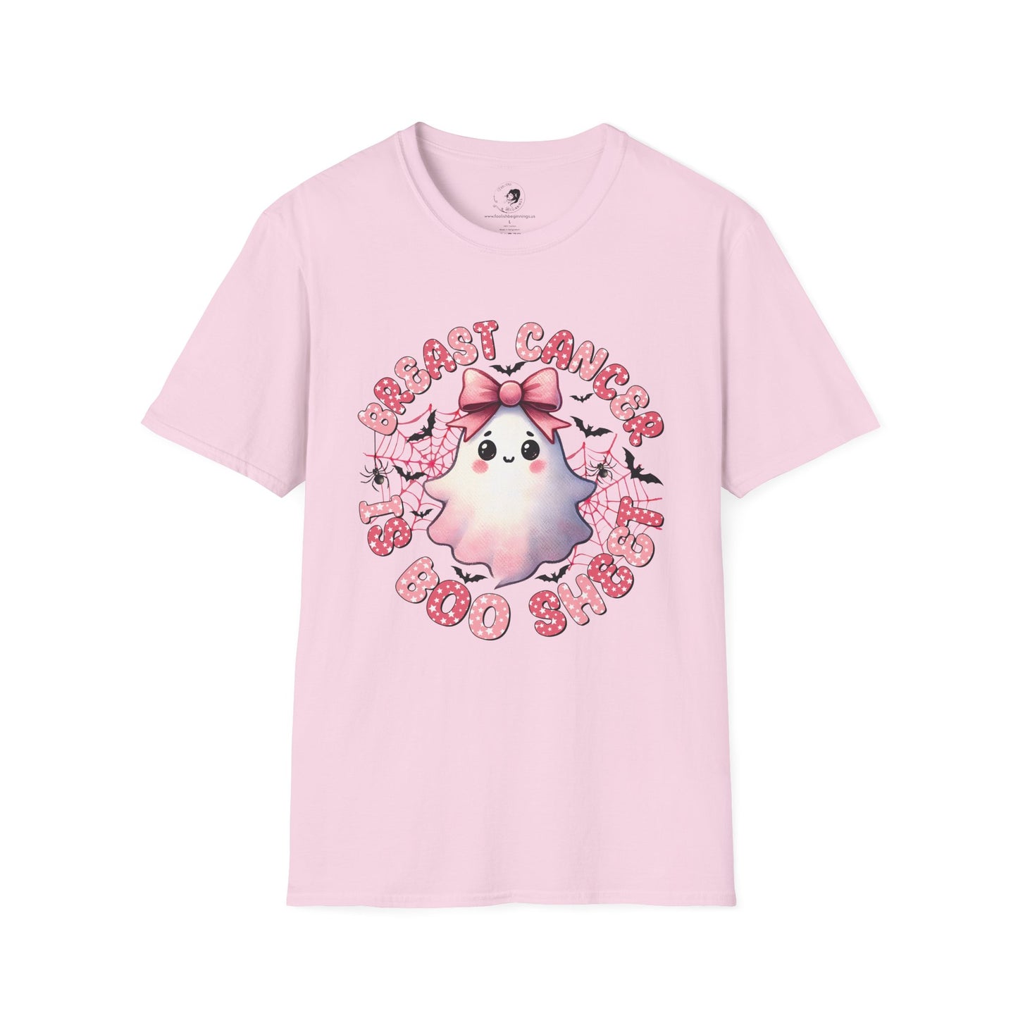 Breast Cancer is BOO SHEET - Unisex Softstyle Shirt for the Soft Spookster