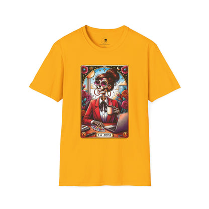 La Jefa - TAROT REEADERS - Tarot Inspired Unisex Softstyle Shirt