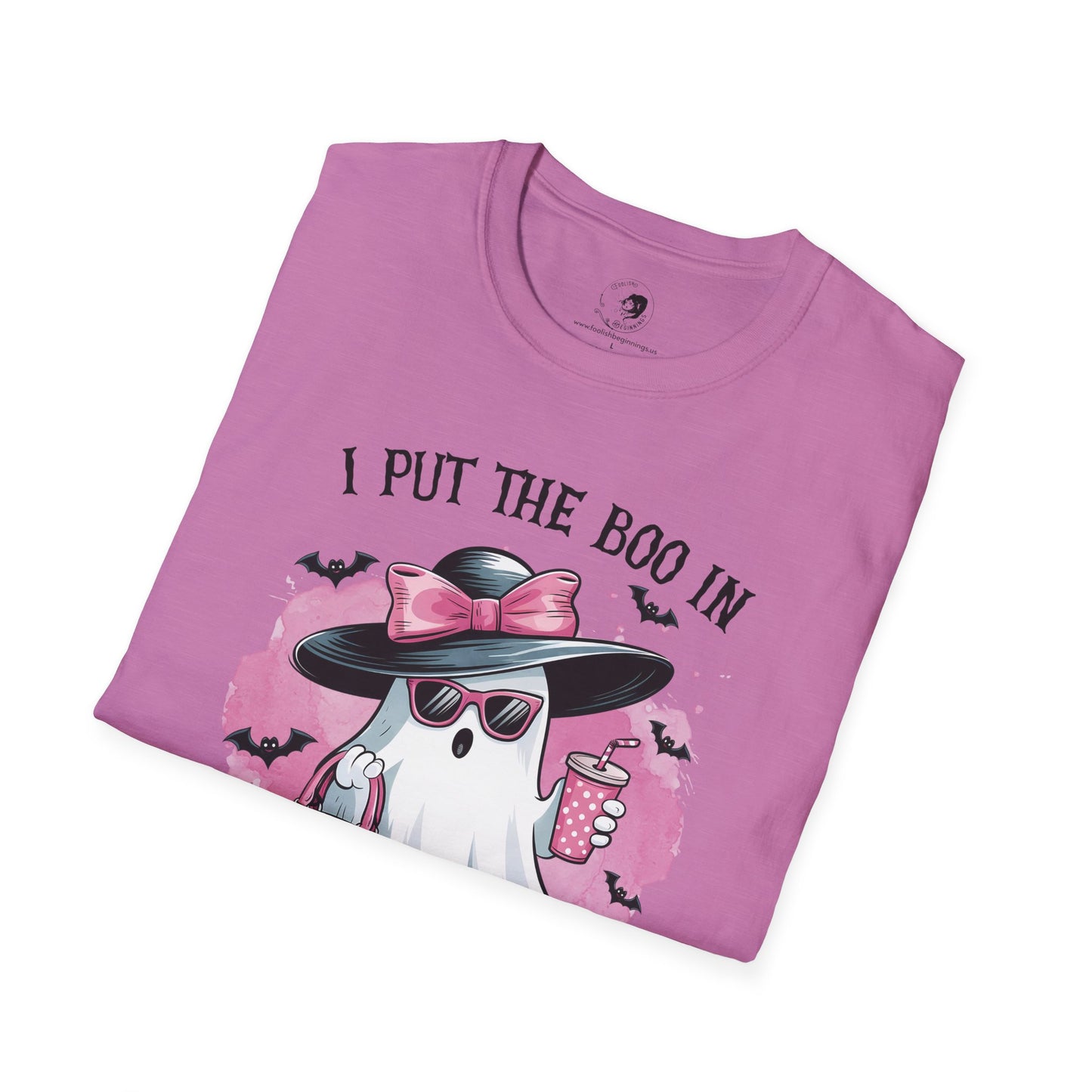 I Put The BOO In BOUJIE - Unisex Softstyle Shirt for the Soft Spookster