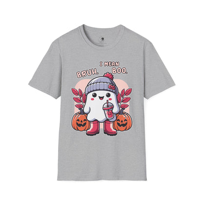 BRUH... I Mean BOO! - Unisex Softstyle Shirt for the Soft Spookster