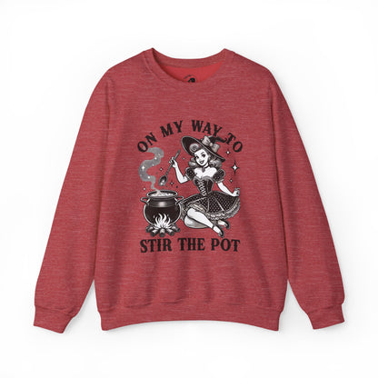 On My Way To Stir The Pot - Unisex Crewneck Sweatshirt