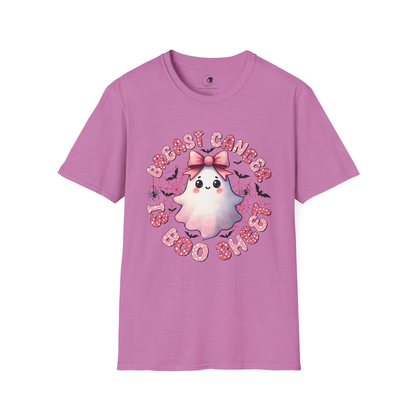 Breast Cancer is BOO SHEET - Unisex Softstyle Shirt for the Soft Spookster
