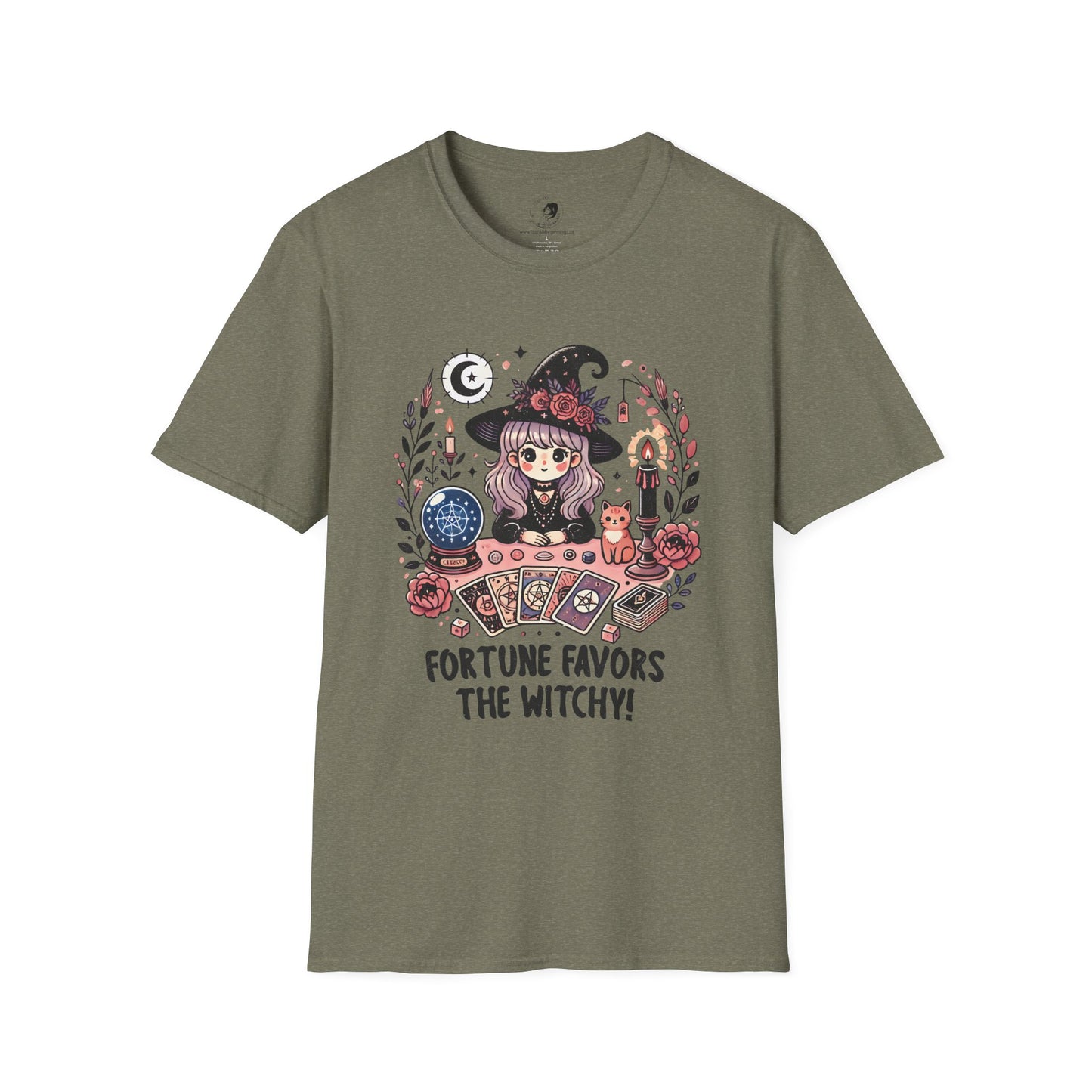 Fortune Favors the Witchy - Unisex Softstyle Shirt