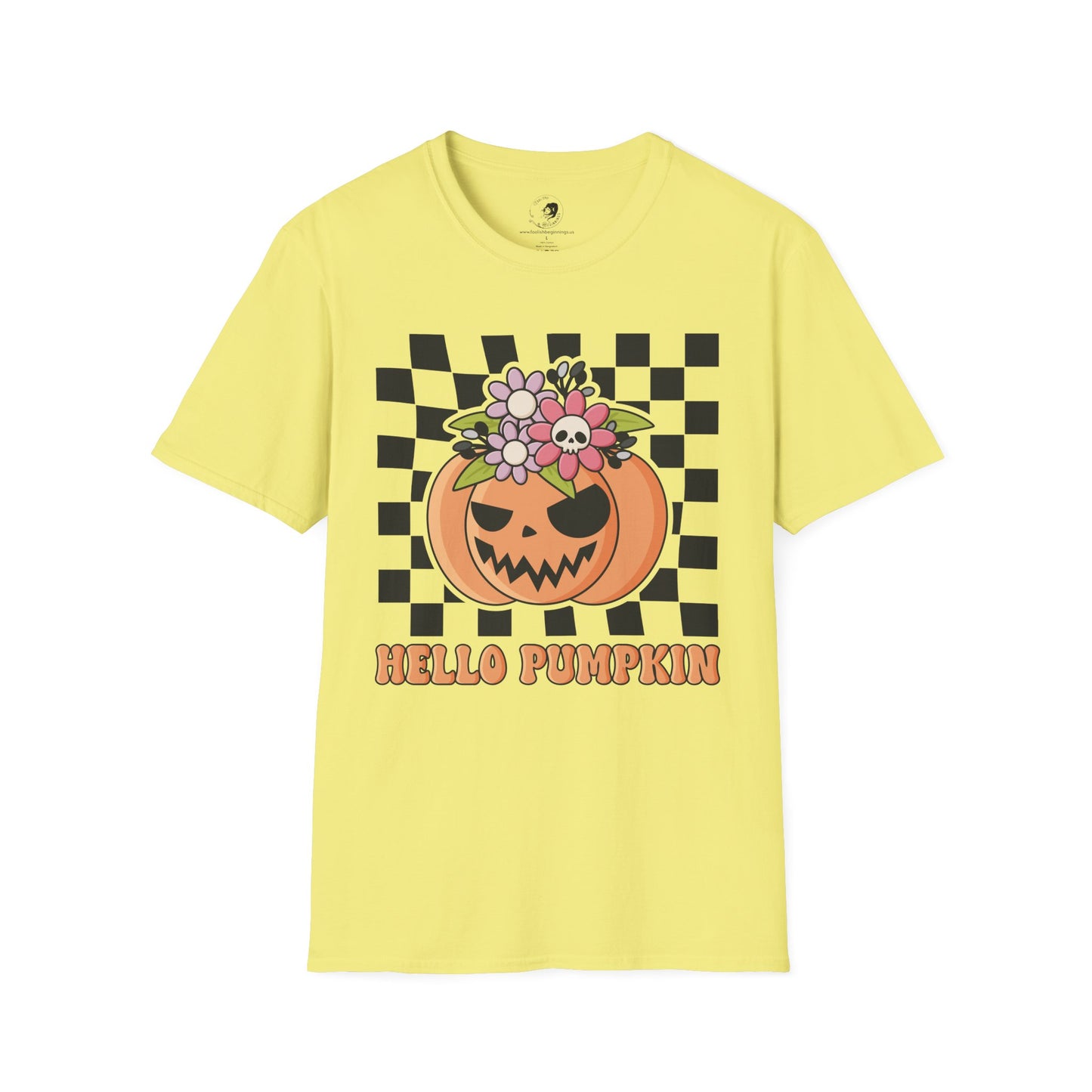 Hello Pumpkin - Unisex Softstyle Shirt for the Soft Spookster