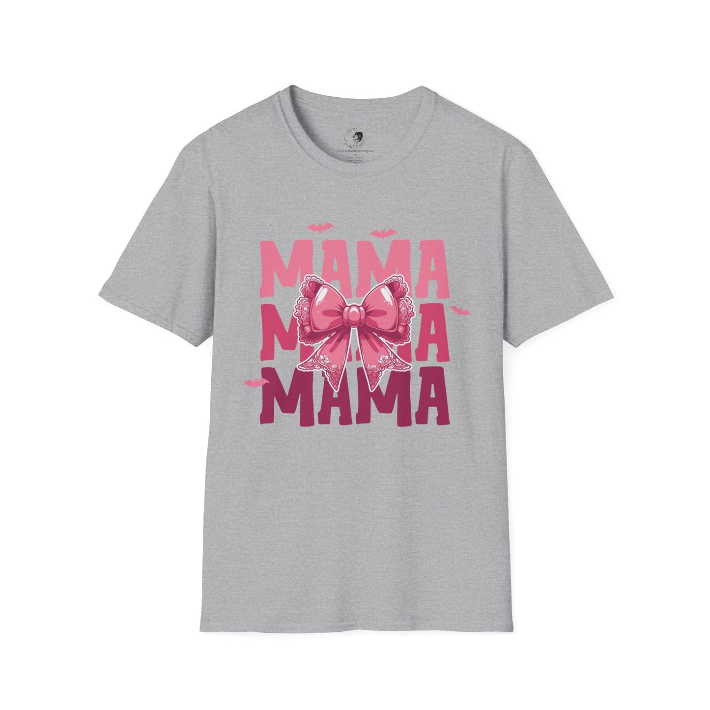 Mama with Pink Bow - Mama Dearest Collection Unisex Softstyle Shirt