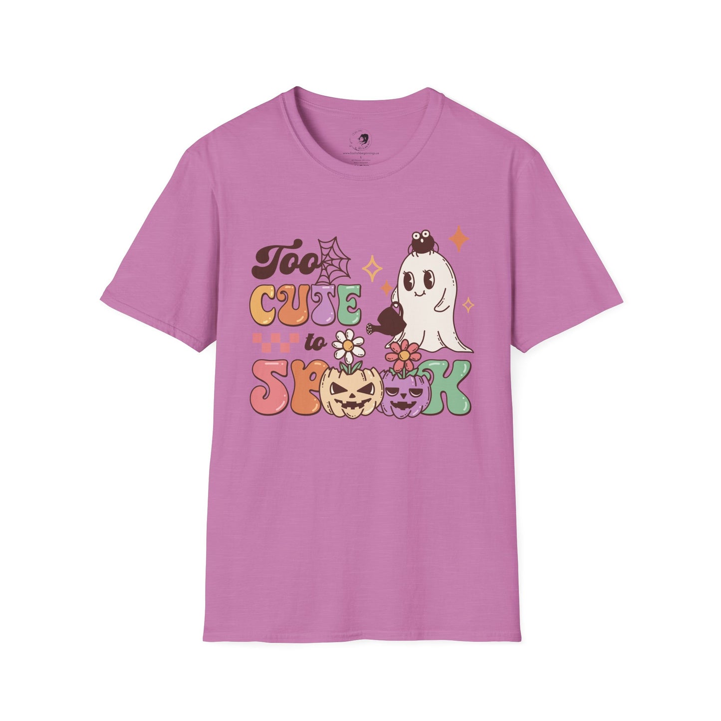 Too Cute To Spook - Unisex Softstyle Shirt for the Soft Spookster