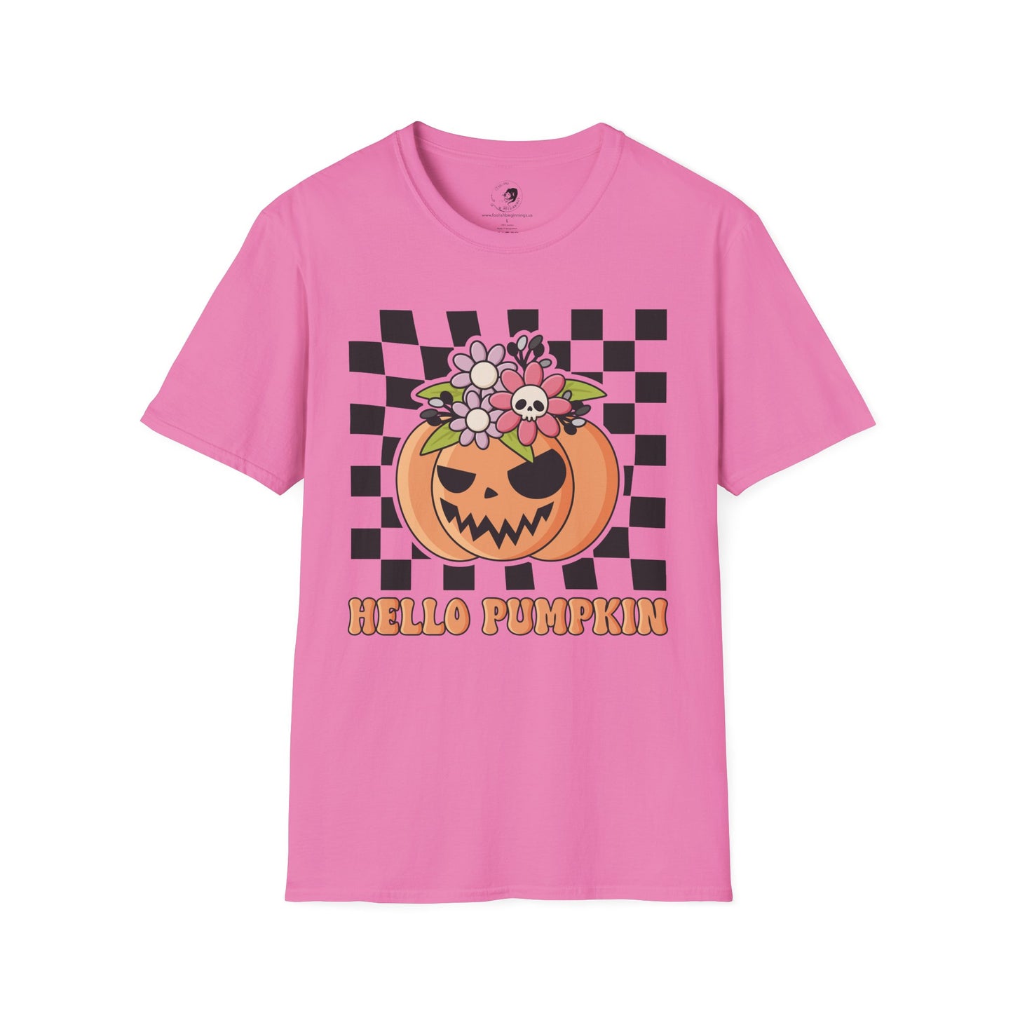Hello Pumpkin - Unisex Softstyle Shirt for the Soft Spookster