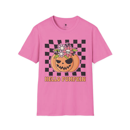 Hello Pumpkin - Unisex Softstyle Shirt for the Soft Spookster