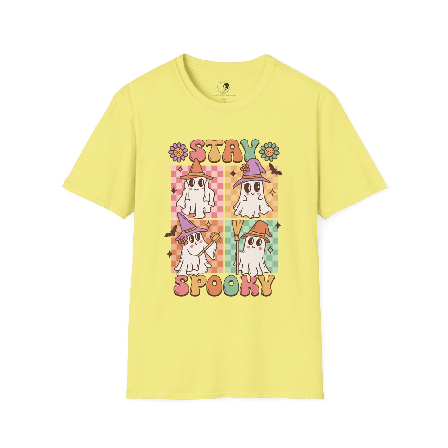 Stay Spooky (FLORAL) - Unisex Softstyle Shirt for the Soft Spookster