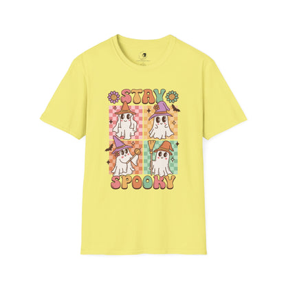Stay Spooky (FLORAL) - Unisex Softstyle Shirt for the Soft Spookster