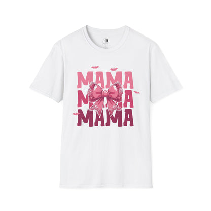 Mama with Pink Bow - Mama Dearest Collection Unisex Softstyle Shirt