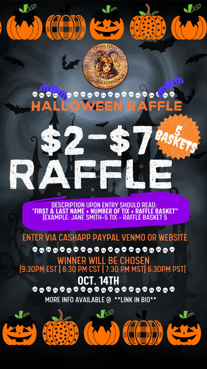 Halloween Raffle Oct. 14