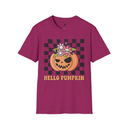 Hello Pumpkin - Unisex Softstyle Shirt for the Soft Spookster