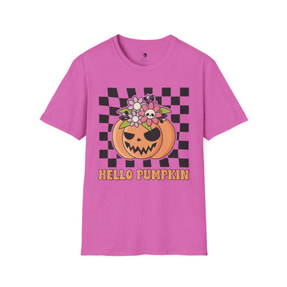 Hello Pumpkin - Unisex Softstyle Shirt for the Soft Spookster