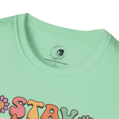 Stay Spooky (FLORAL) - Unisex Softstyle Shirt for the Soft Spookster