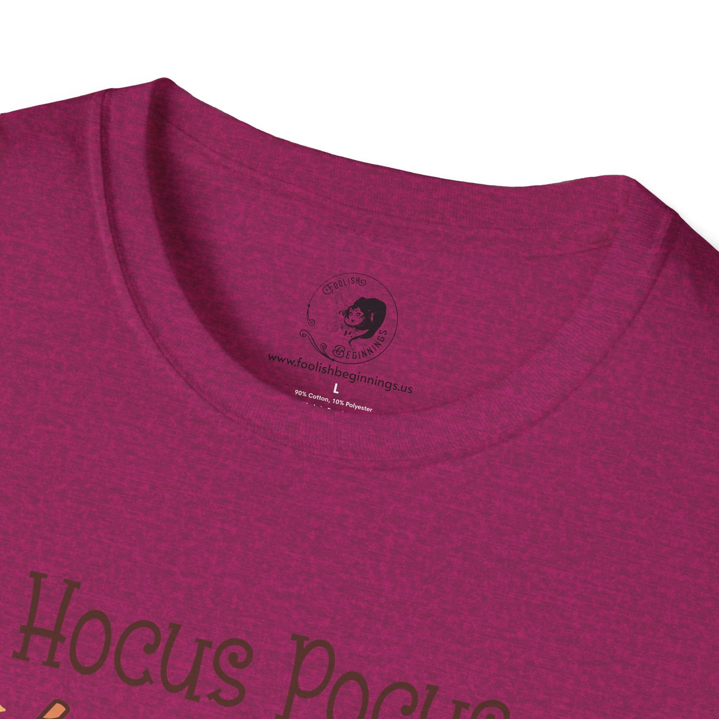 Hocus Pocus I Need COFFEE To Focus - Unisex Softstyle Shirt for the Soft Spookster